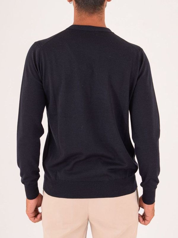 3. Maglia Uomo Paolo Pecora Milano Girocollo in Pura Lana Blu Paolo Pecora Milano a001f001