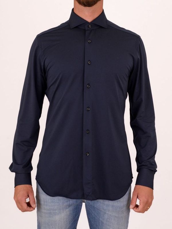 Xacus Active Men's Shirt in Evolution Fit Technical Fabric Blue Xacus