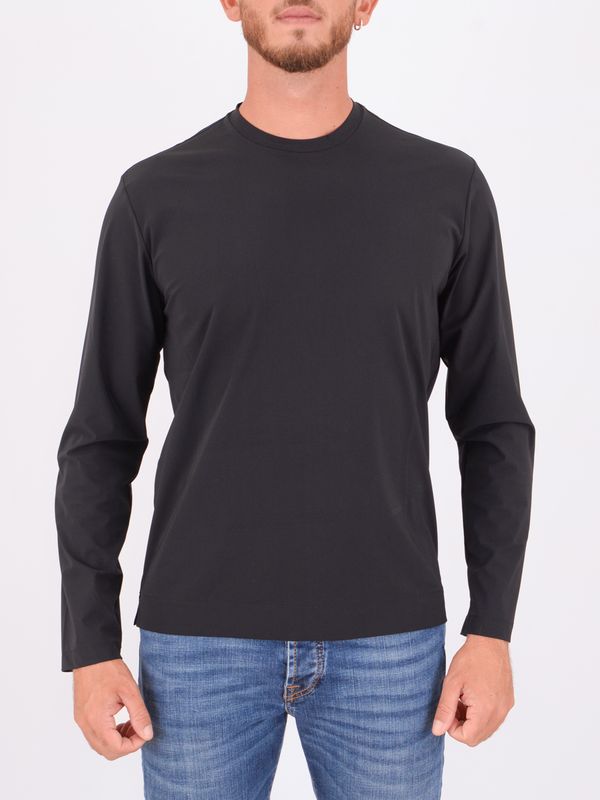 1. T-shirt à manches longues pour homme Xacus en tissu technique Noir Xacus 31682.act119ml