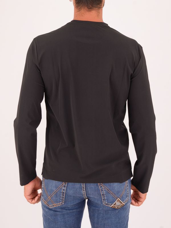 3. T-shirt à manches longues pour homme Xacus en tissu technique Noir Xacus 31682.act119ml